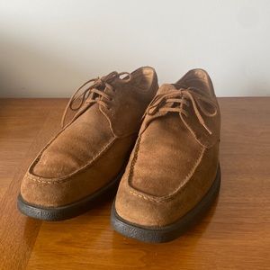 Tod’s suede chunky loafers
